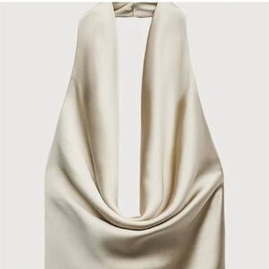 Zara Draped Satin Top